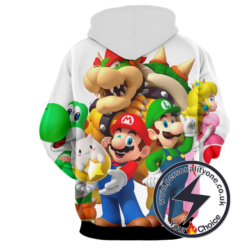 Super Mario - Super Mario Sweat Shirt - Super Mario Hoodies